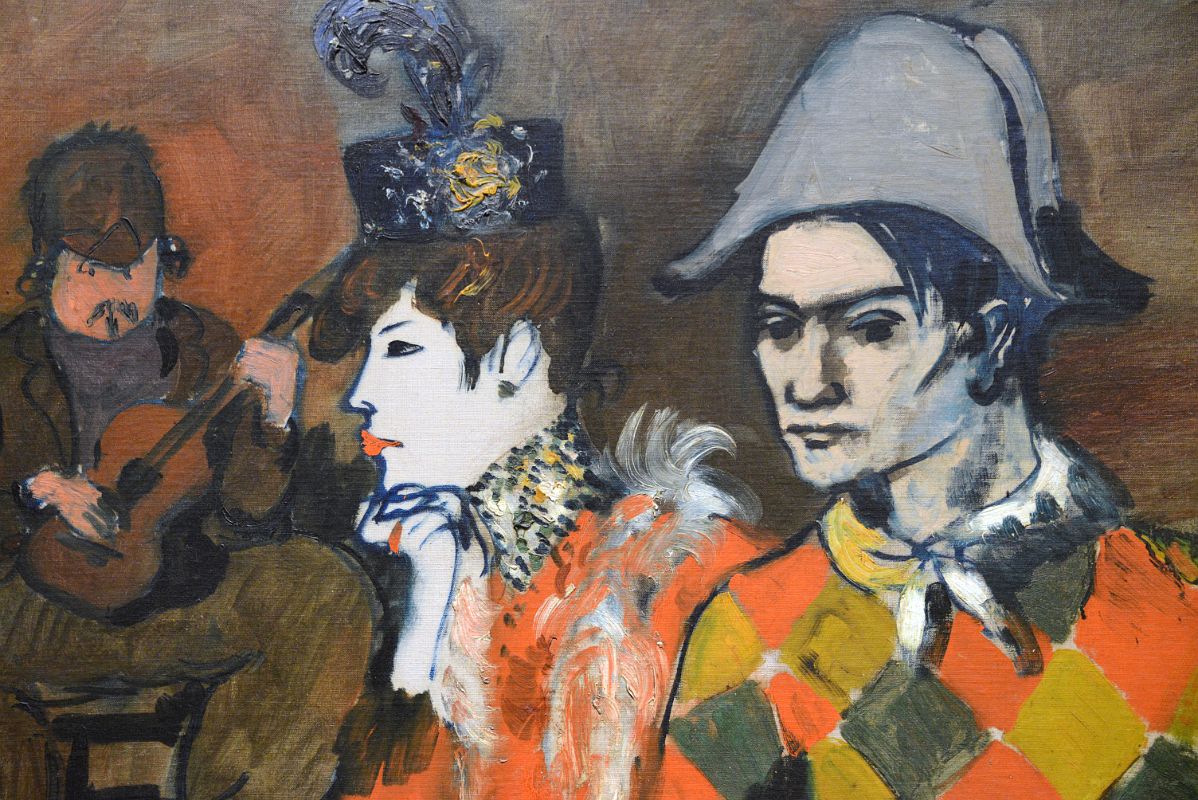 Pablo Picasso 1905 At the Lapin Agile Close Up - New York Metropolitan Museum Of Art